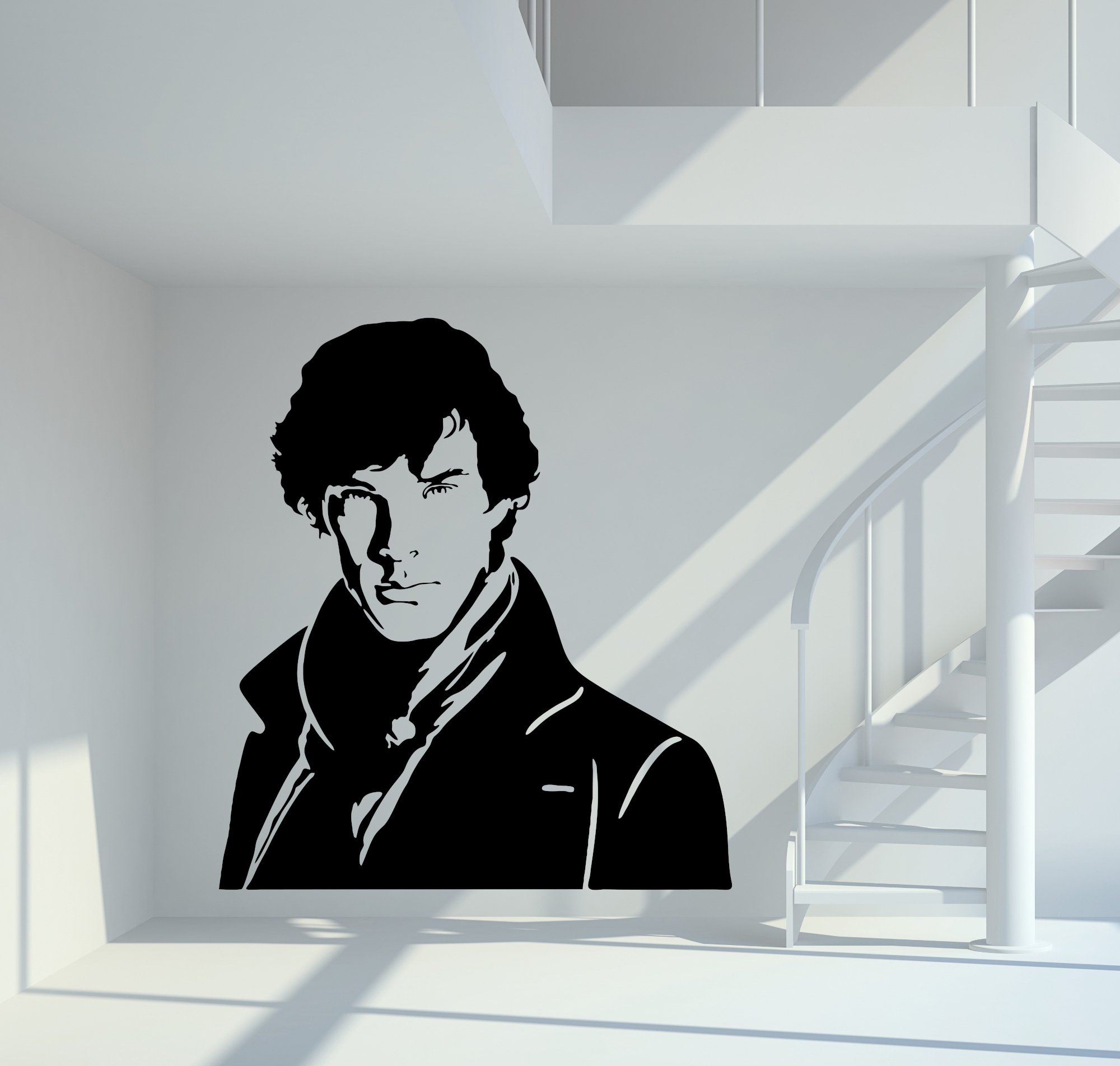 46243 Sherlock Wandtattoo